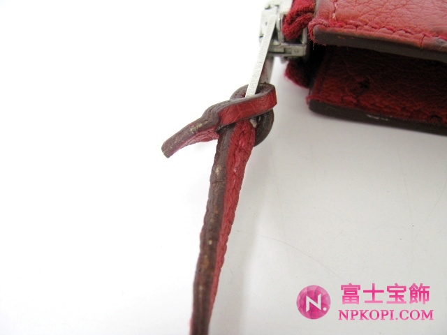 エルメスコインケースルージュ（金具：シルバー）HERMES328018